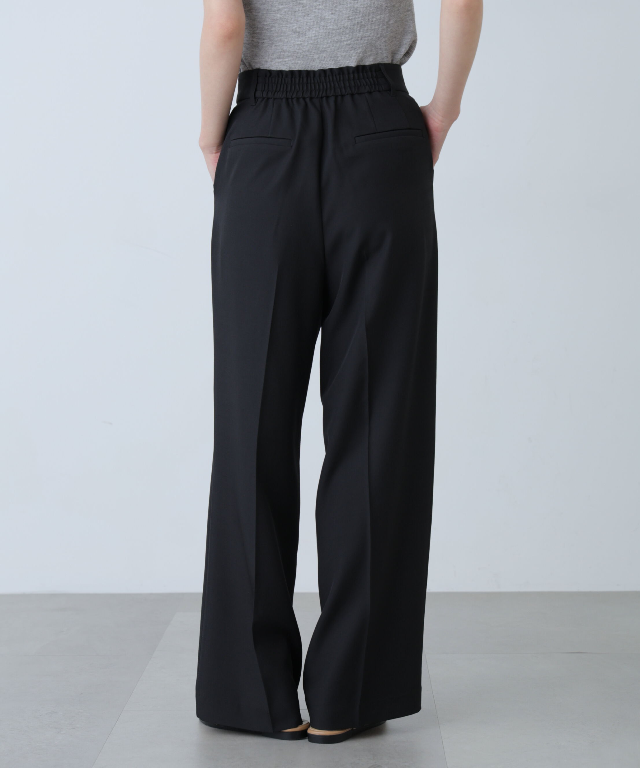  「ﾜﾝﾀｯｸﾜｲﾄﾞﾊﾟﾝﾂ[切らずに履ける身長別ｻｲｽﾞ/低身長/高身 」|その他|