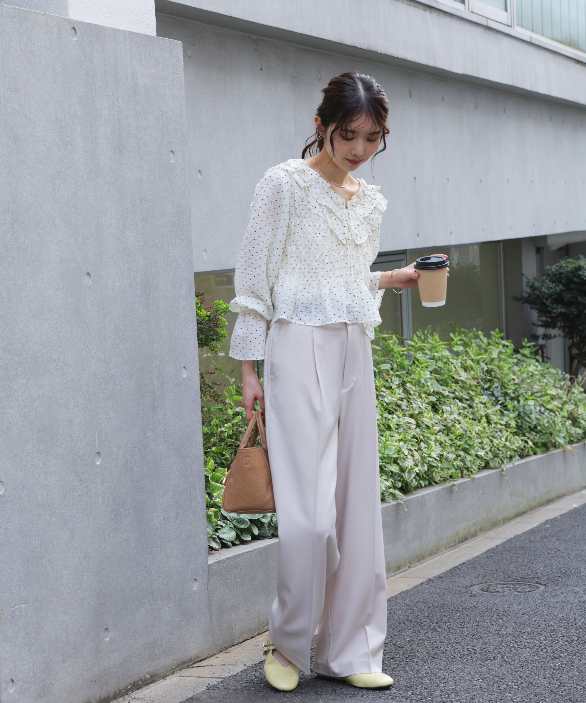  「ﾜﾝﾀｯｸﾜｲﾄﾞﾊﾟﾝﾂ[切らずに履ける身長別ｻｲｽﾞ/低身長/高身 」|その他|