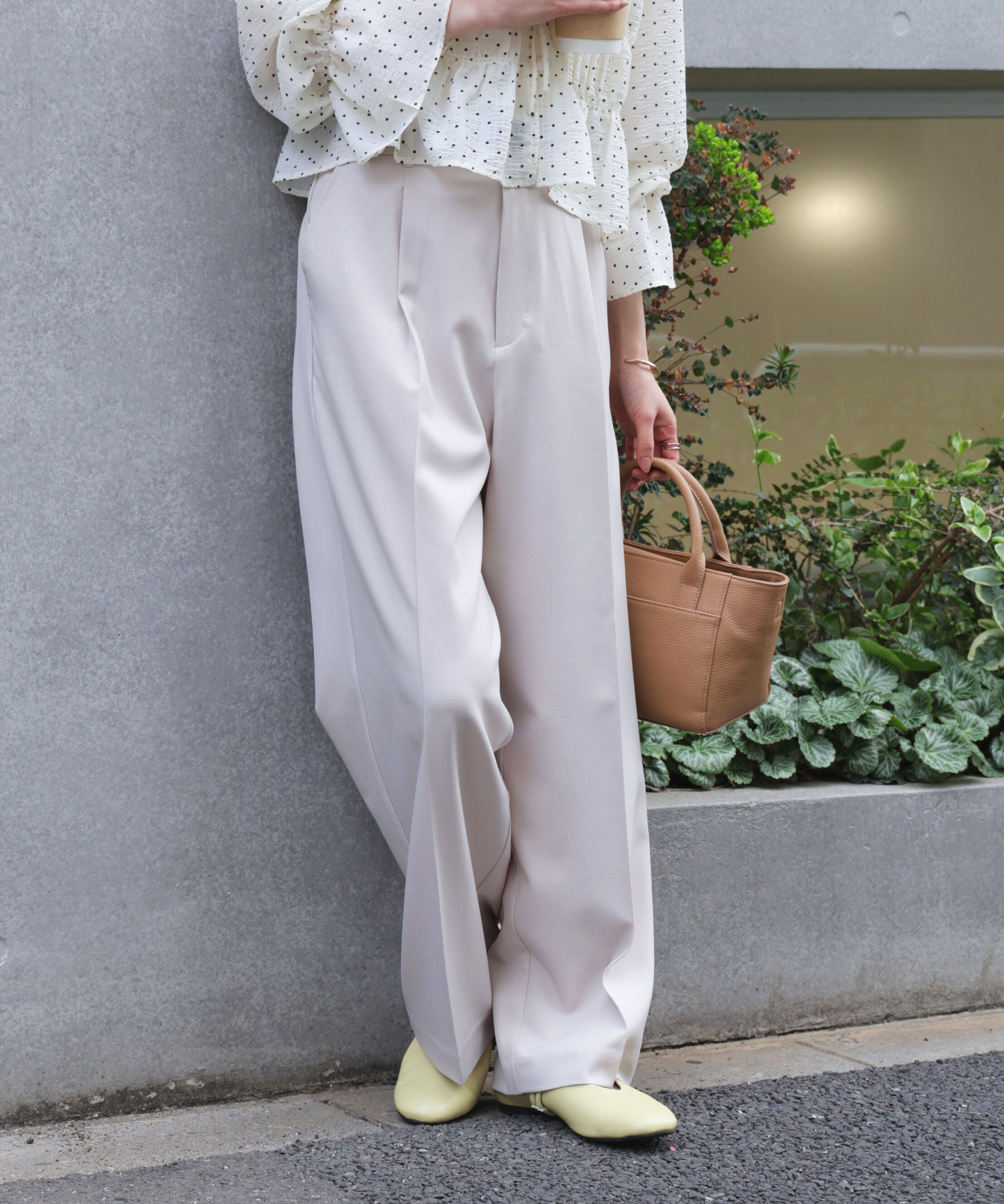  「ﾜﾝﾀｯｸﾜｲﾄﾞﾊﾟﾝﾂ[切らずに履ける身長別ｻｲｽﾞ/低身長/高身 」|その他|