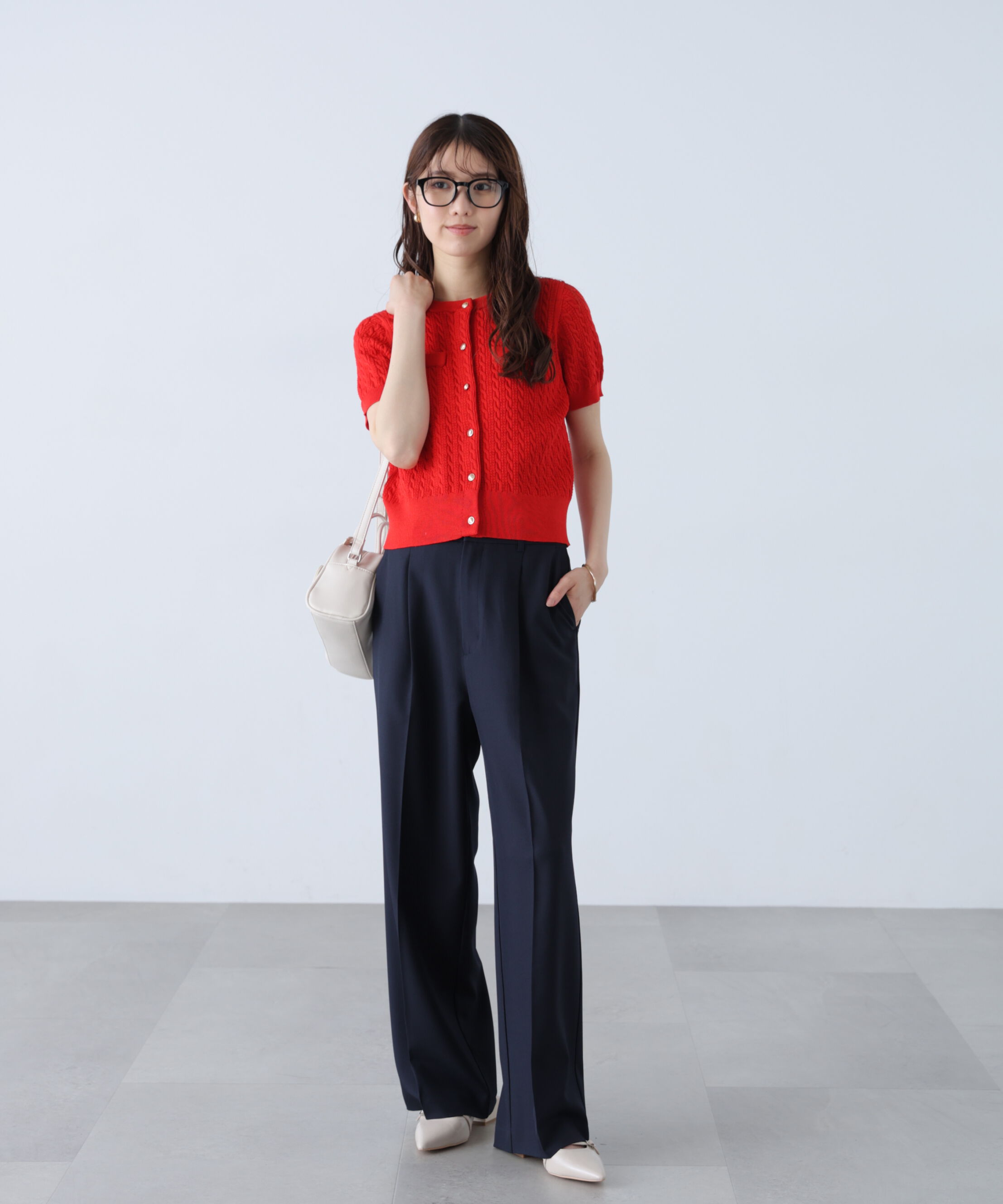  「ﾜﾝﾀｯｸﾜｲﾄﾞﾊﾟﾝﾂ[切らずに履ける身長別ｻｲｽﾞ/低身長/高身 」|その他|