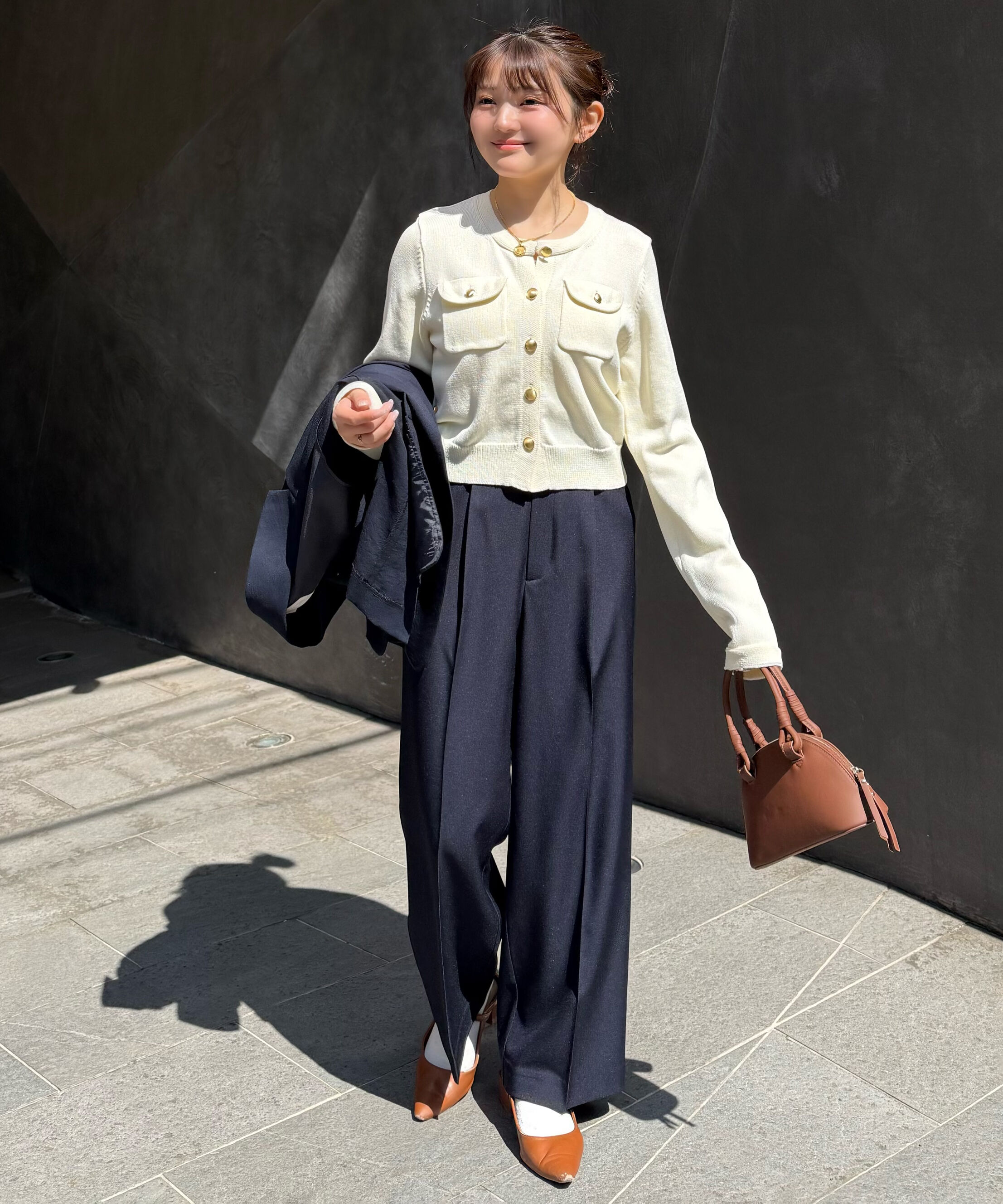  「ﾜﾝﾀｯｸﾜｲﾄﾞﾊﾟﾝﾂ[切らずに履ける身長別ｻｲｽﾞ/低身長/高身 」|その他|