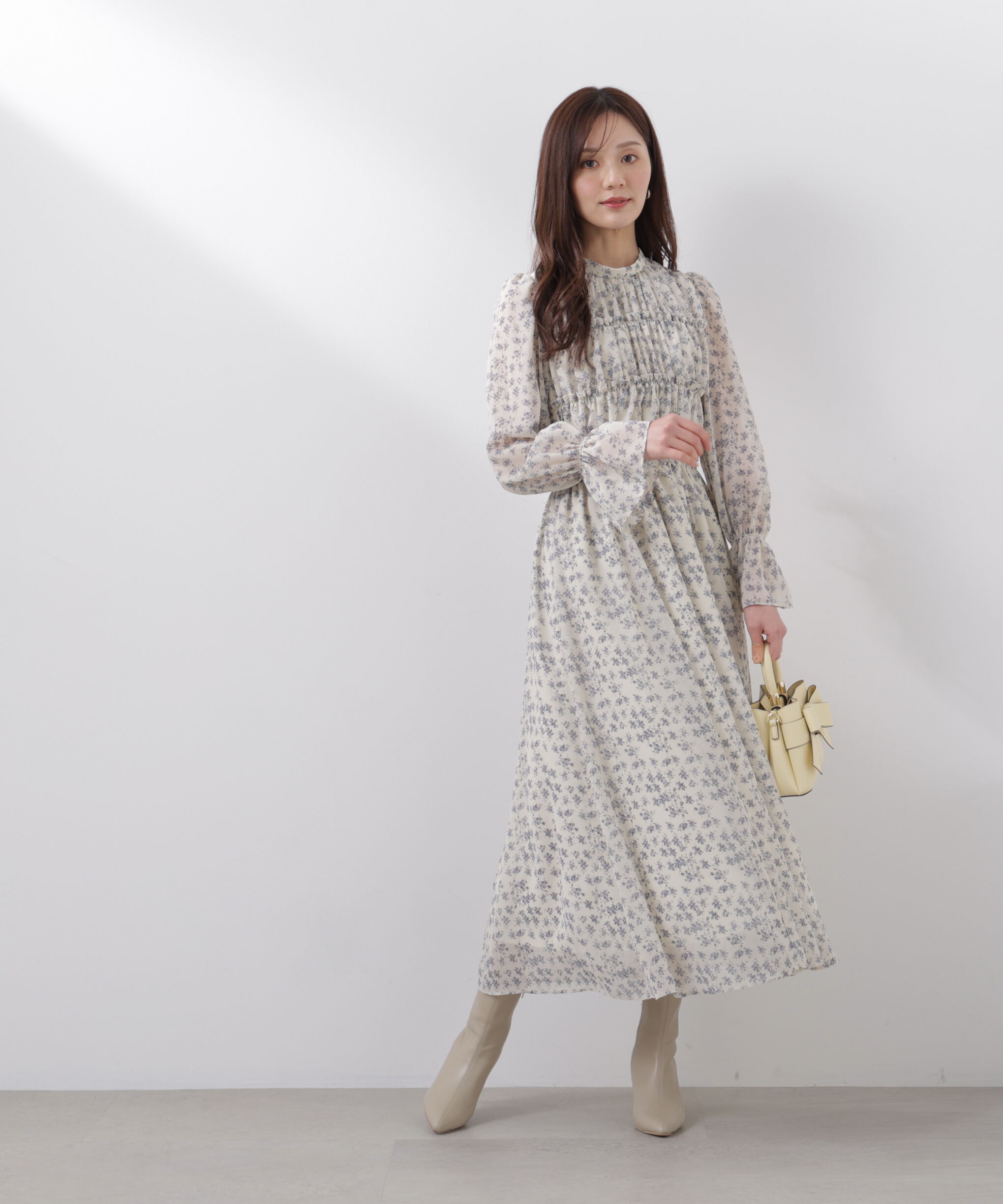 PROPORTION BODY DRESSING「シアーシャーリングワンピース　26SS」|ワンピース|