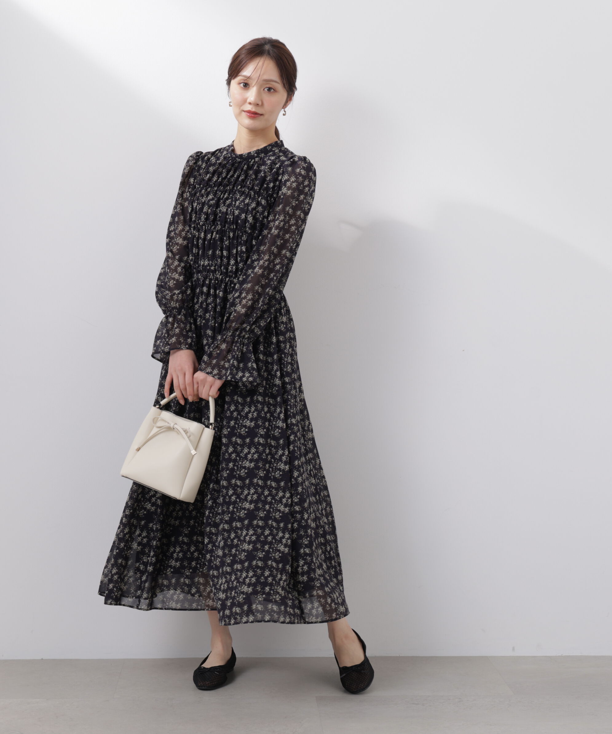 PROPORTION BODY DRESSING「シアーシャーリングワンピース　26SS」|ワンピース|