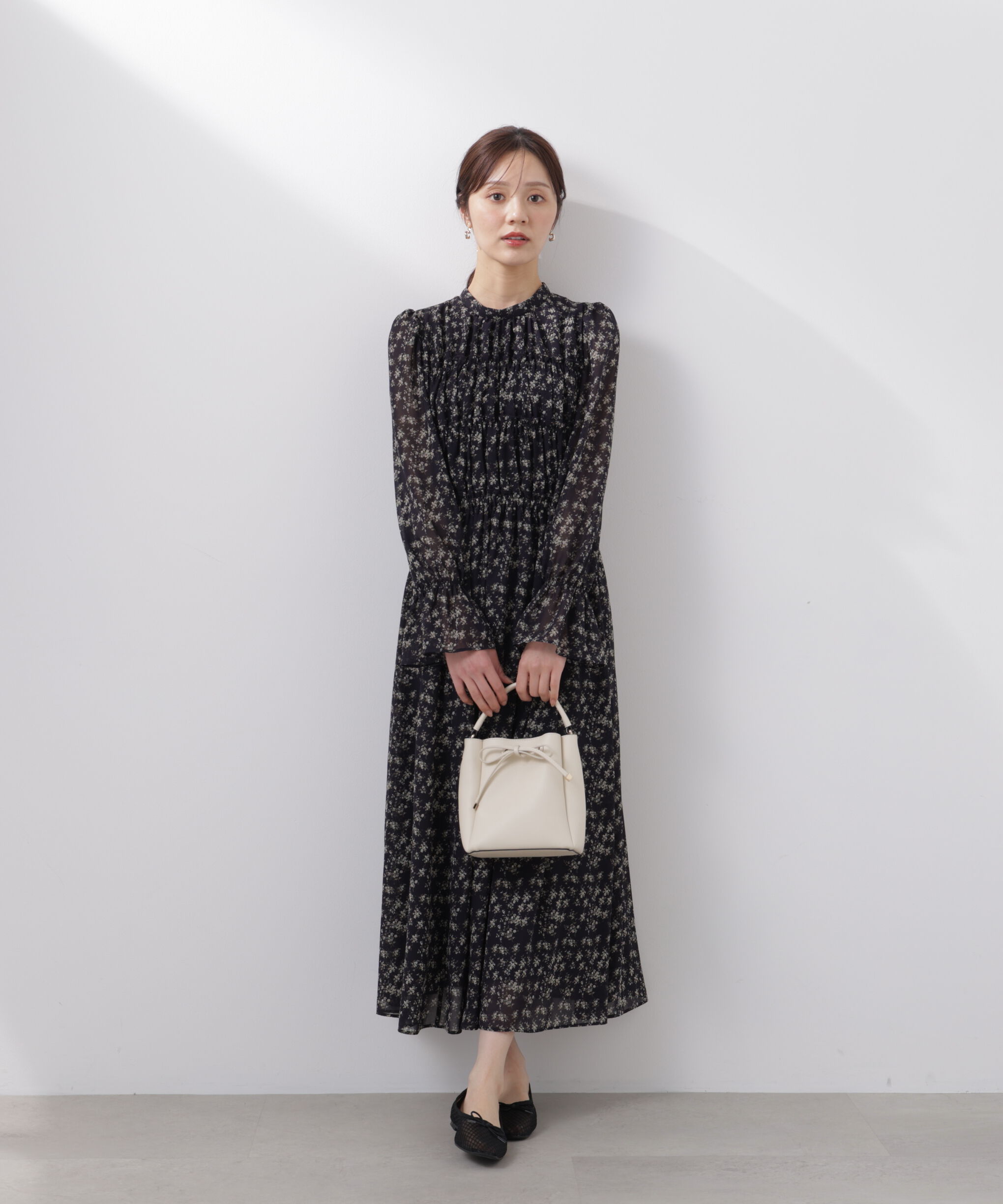 PROPORTION BODY DRESSING「シアーシャーリングワンピース　26SS」|ワンピース|