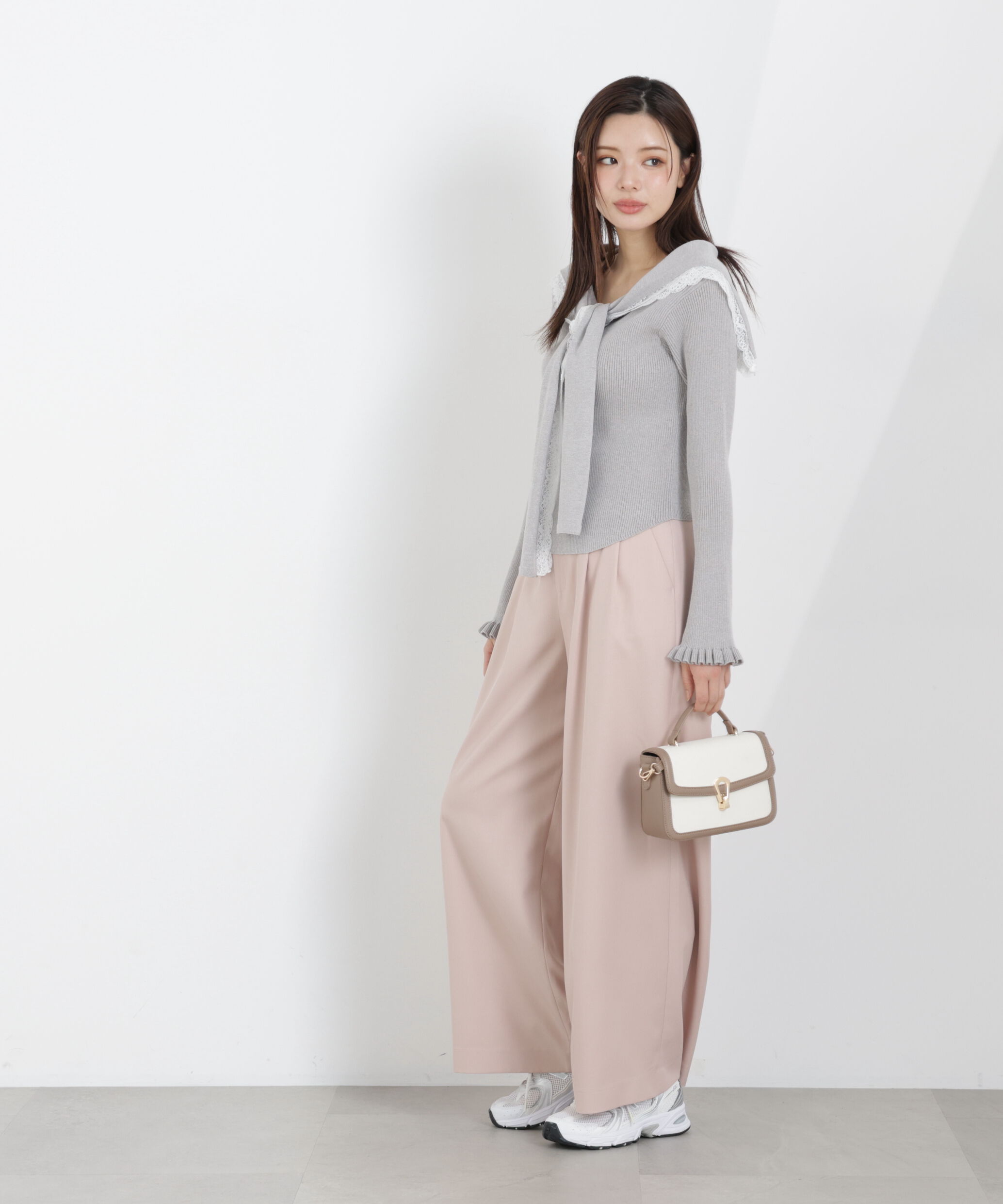 PROPORTION BODY DRESSING「ウエストリブワイドパンツ　26SS」|その他|