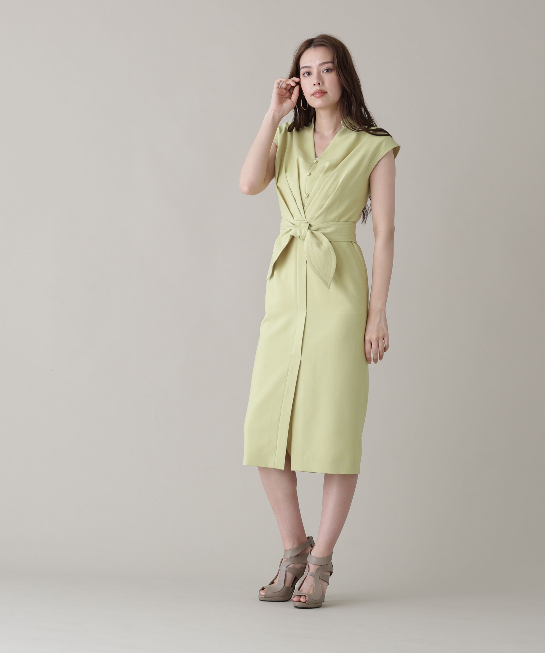  「ウエストタックワンピース」|ワンピース|