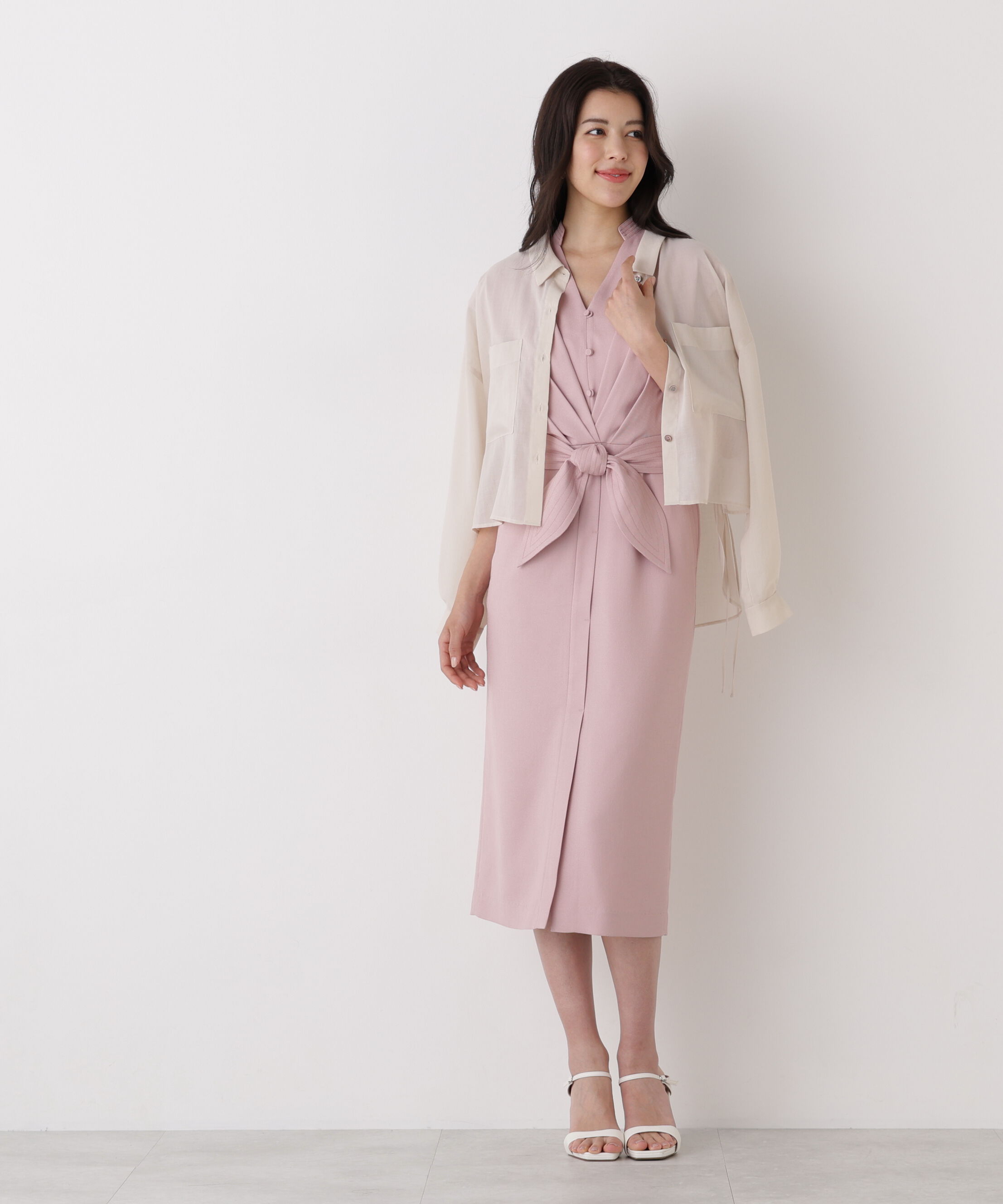  「ウエストタックワンピース」|ワンピース|