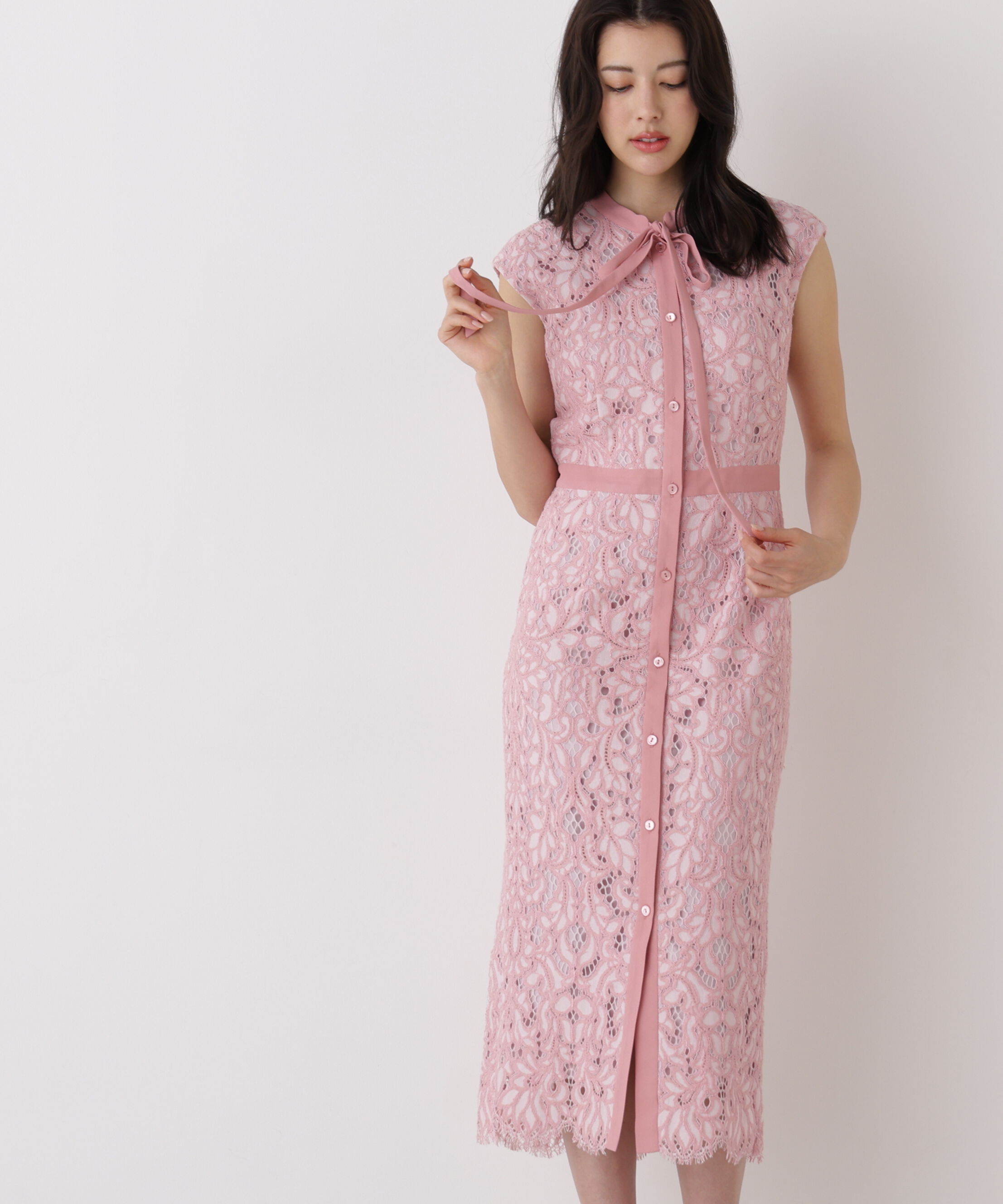  「バックマーメイドレースワンピース」|ワンピース|