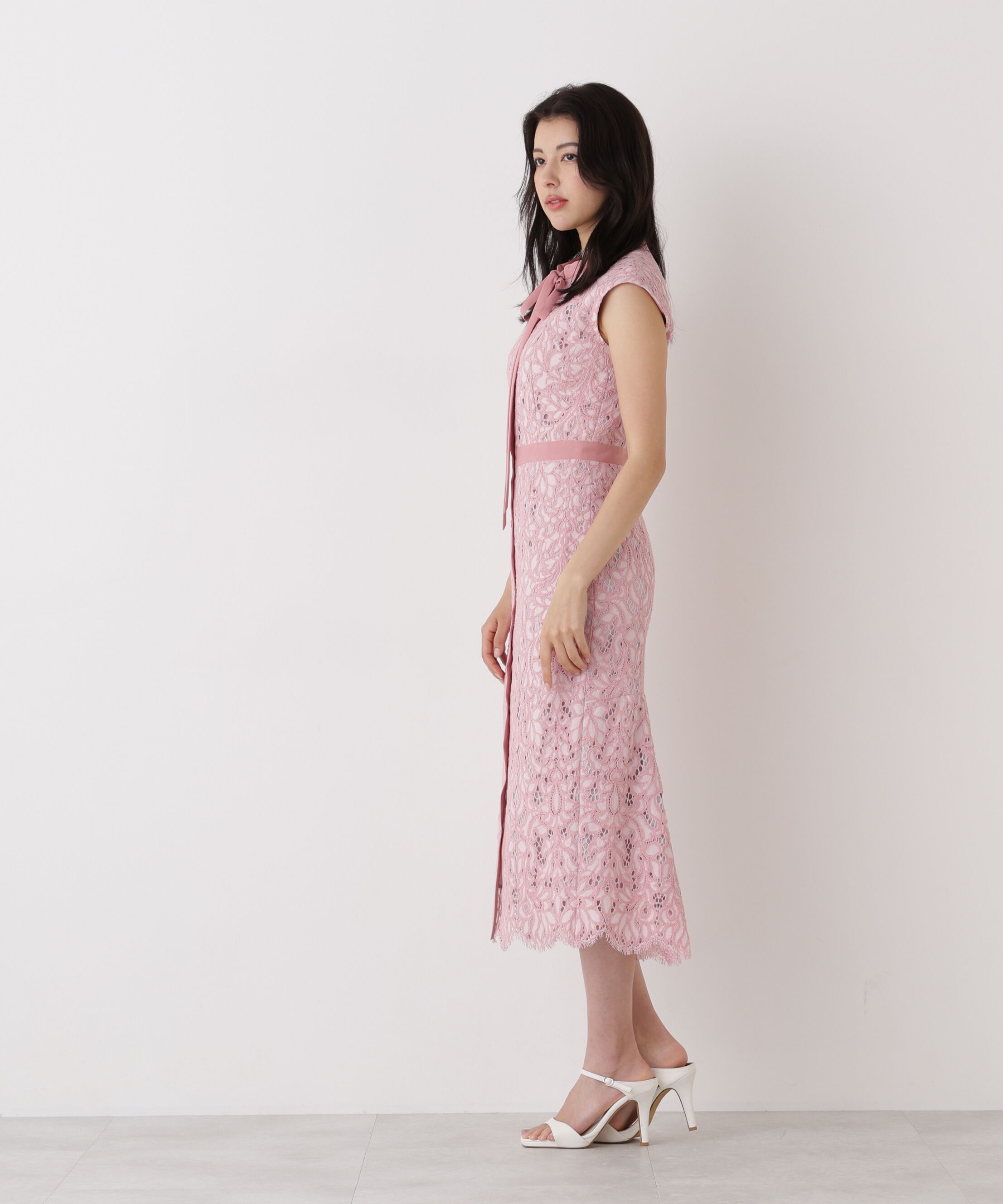  「バックマーメイドレースワンピース」|ワンピース|