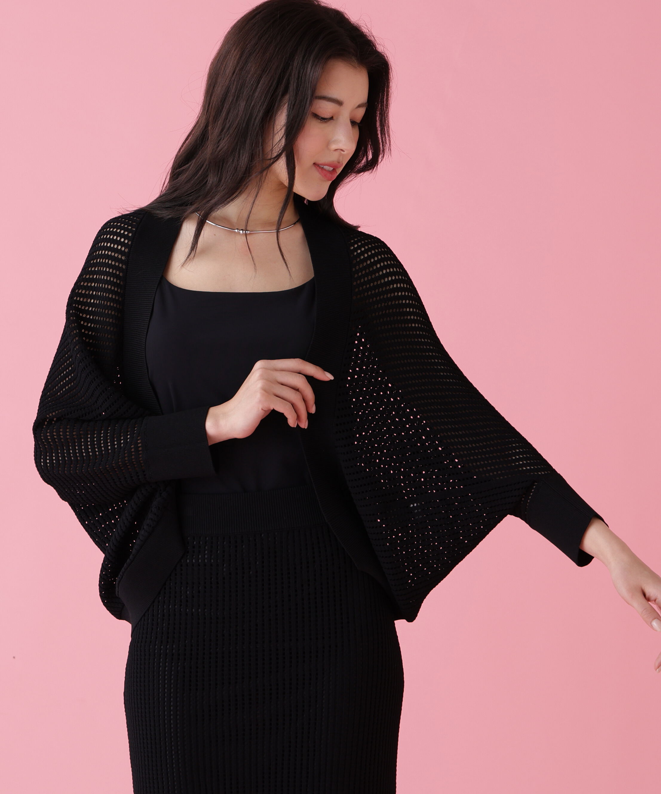  「メッシュニットカーディガン」|その他|