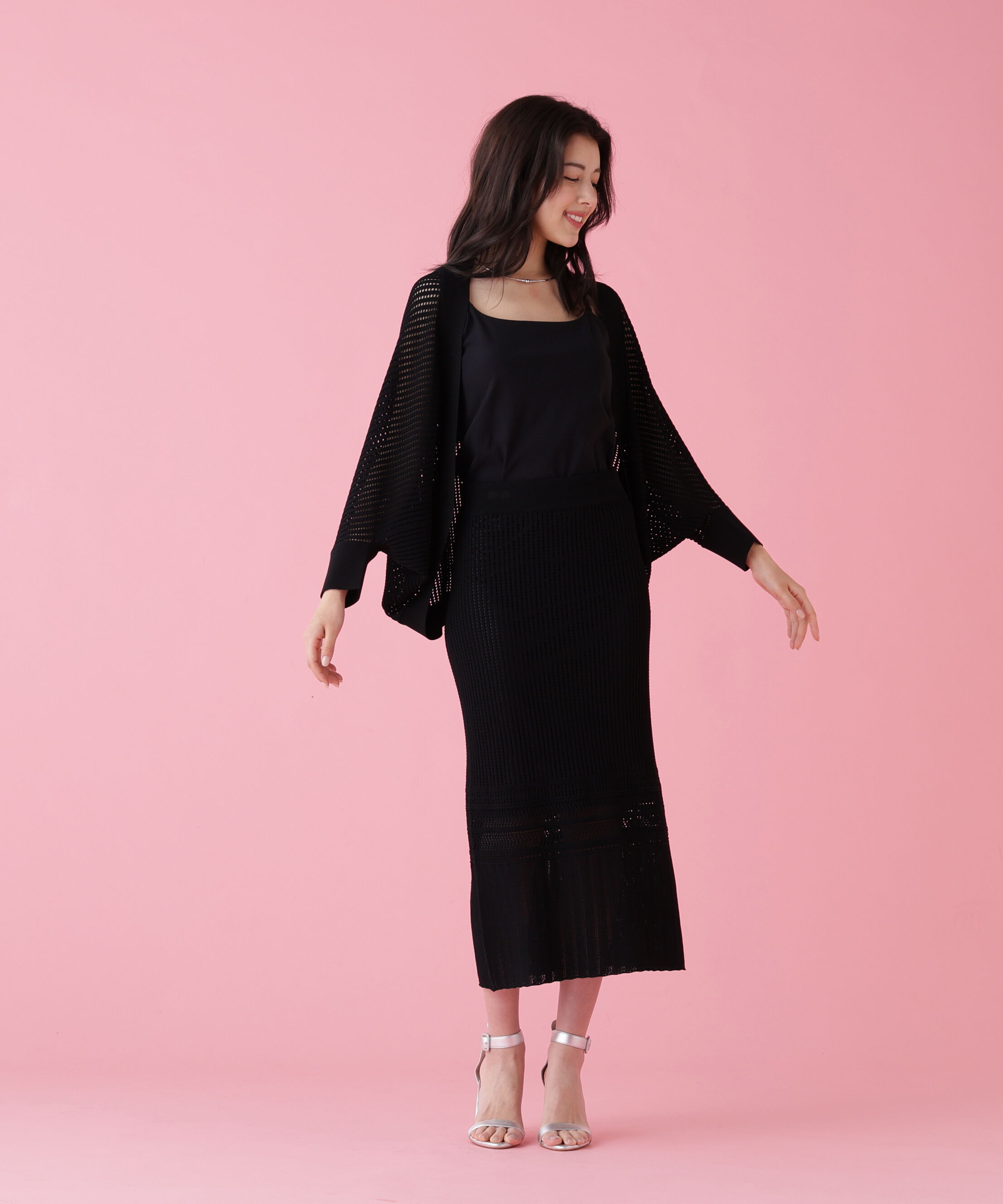  「メッシュニットカーディガン」|その他|