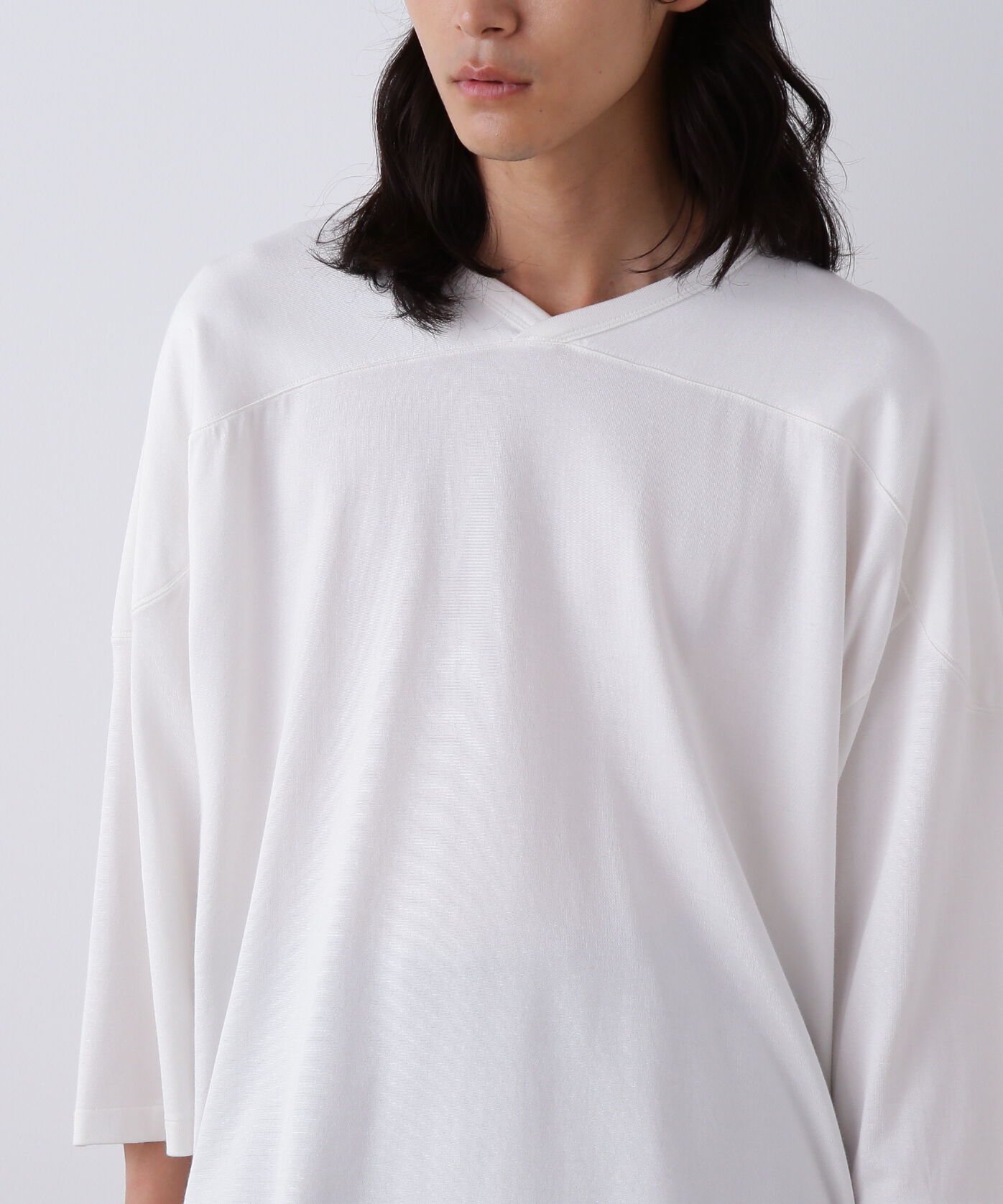 YLEVE 「YLEVE / COTTON RAYON PIGMENT DYE HOCKEY PULLOVER」|Tシャツ・カットソー|