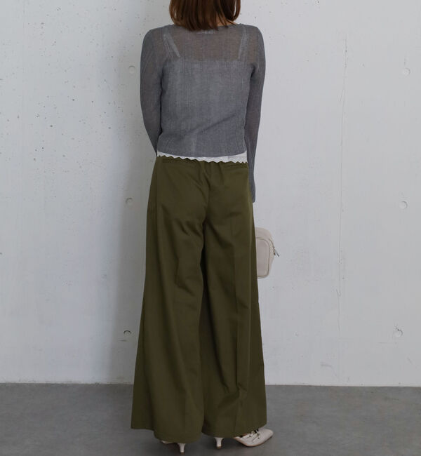 archives「コンパクトシアーＣＤ&times;コットンレースタックキャミＳＥＴ」|カーディガン|