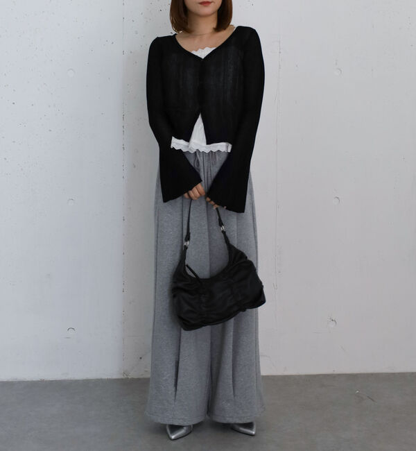 archives「コンパクトシアーＣＤ&times;コットンレースタックキャミＳＥＴ」|カーディガン|