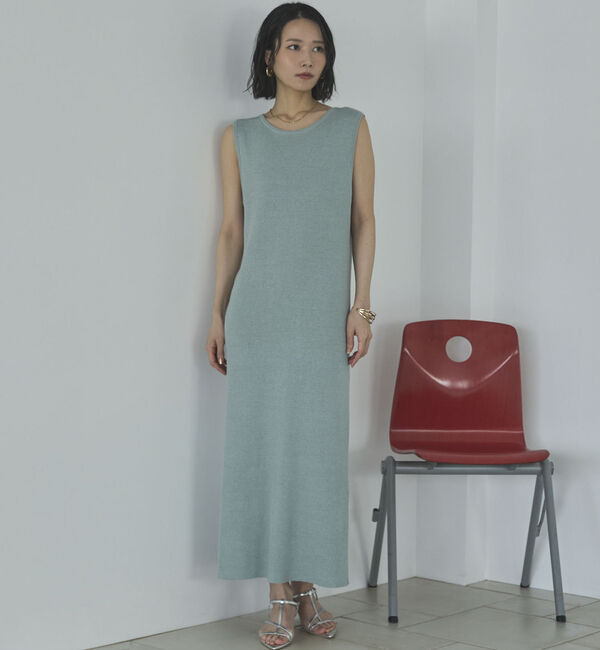 Doux archives「ＶネックニットＳＥＴリブワンピース」|ワンピース|