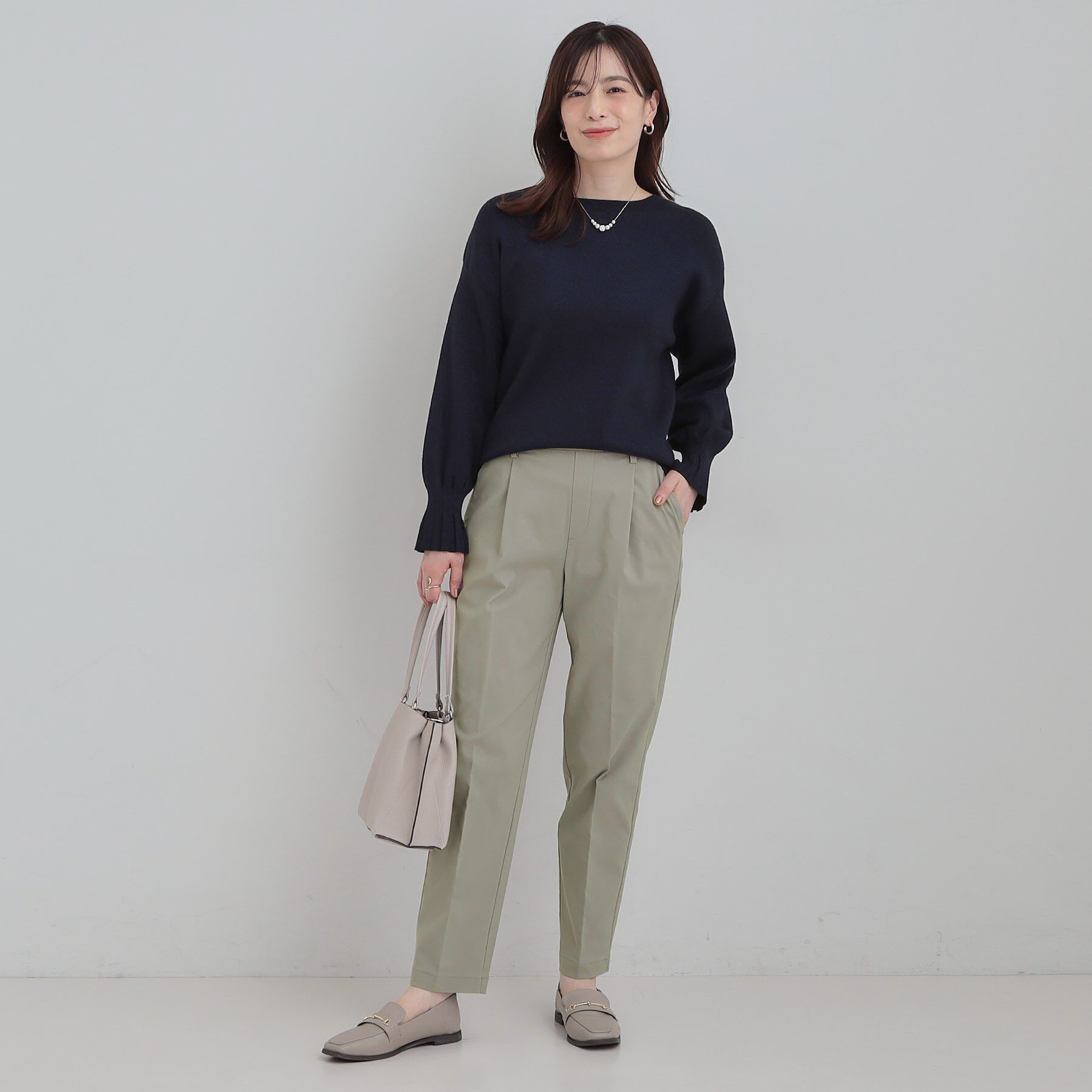 SHOO･LA･RUE「【洗濯機可/S-LL】すっきり上品に テーパードパンツ」|その他|