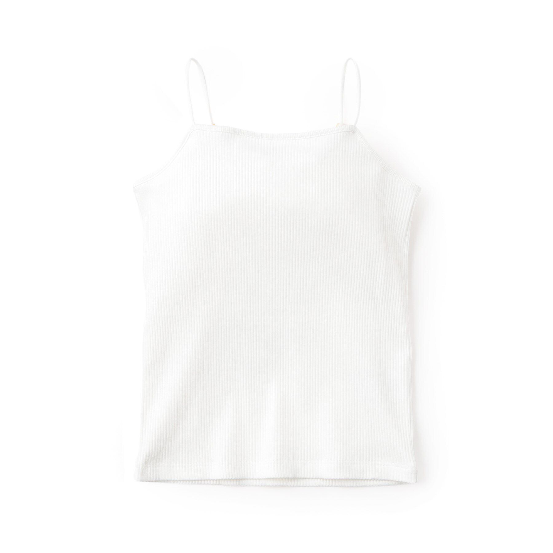 ITS&rsquo;DEMO「【ストラップ長さ調節可／洗濯機OK】カップ付きインナー」|キャミソール|オフホワイト(003