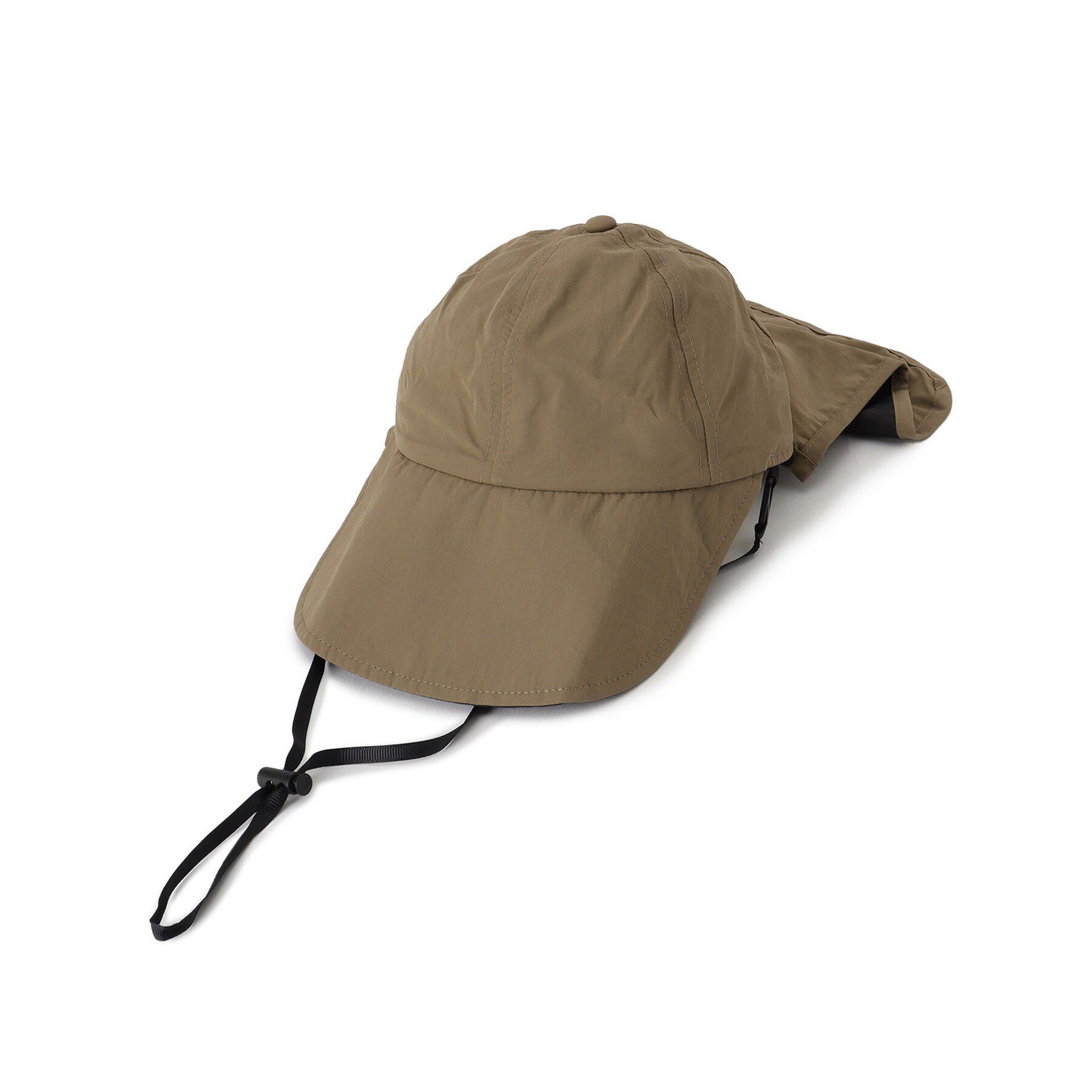 ITS&rsquo;DEMO「【撥水／冷感】タレ付きUVワイドキャップ」|キャップ・キャスケット|ベージュ(052)