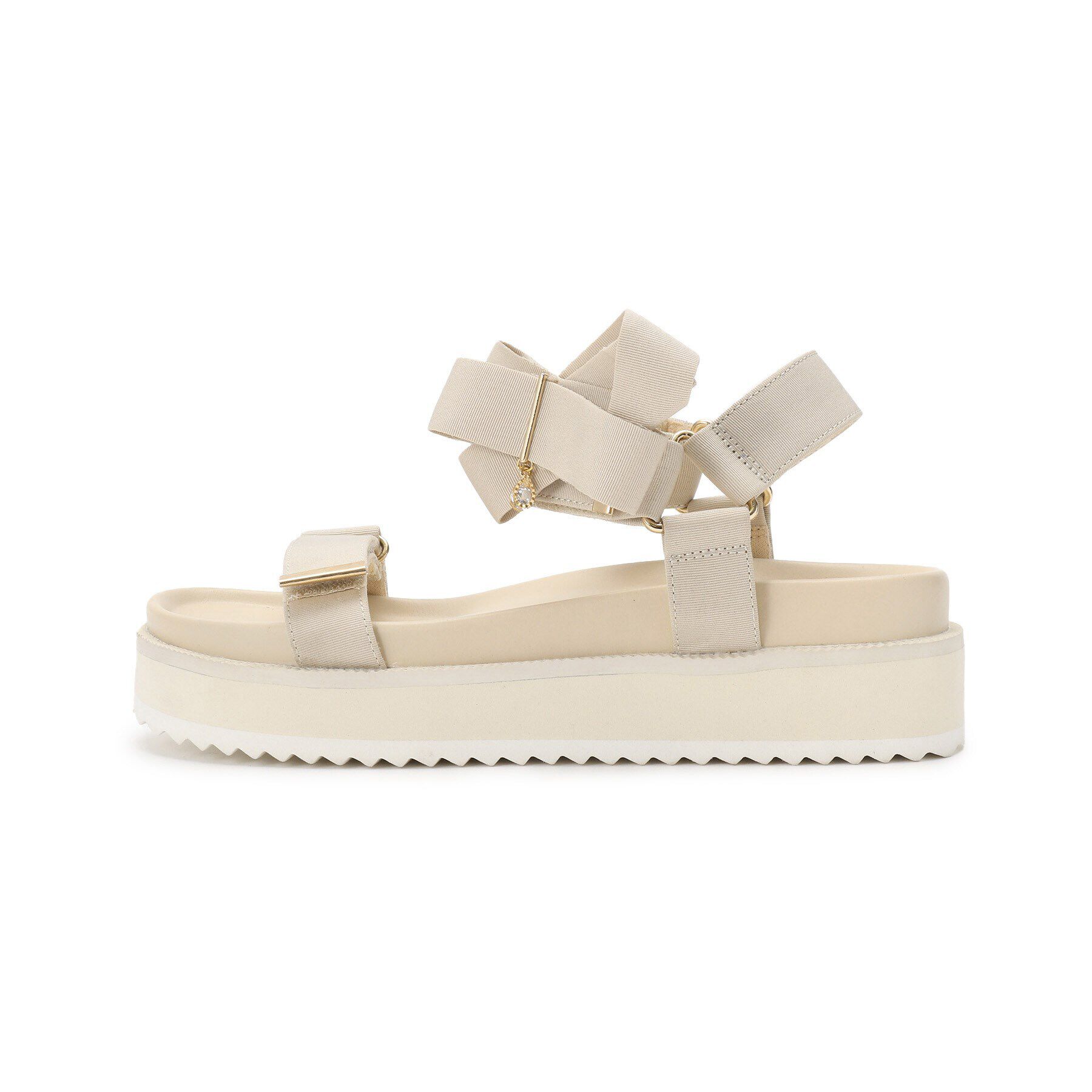 ESPERANZA「リボンフットベッドサンダル」|サンダル|