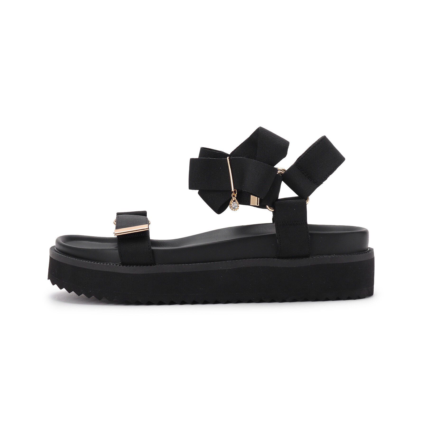 ESPERANZA「リボンフットベッドサンダル」|サンダル|