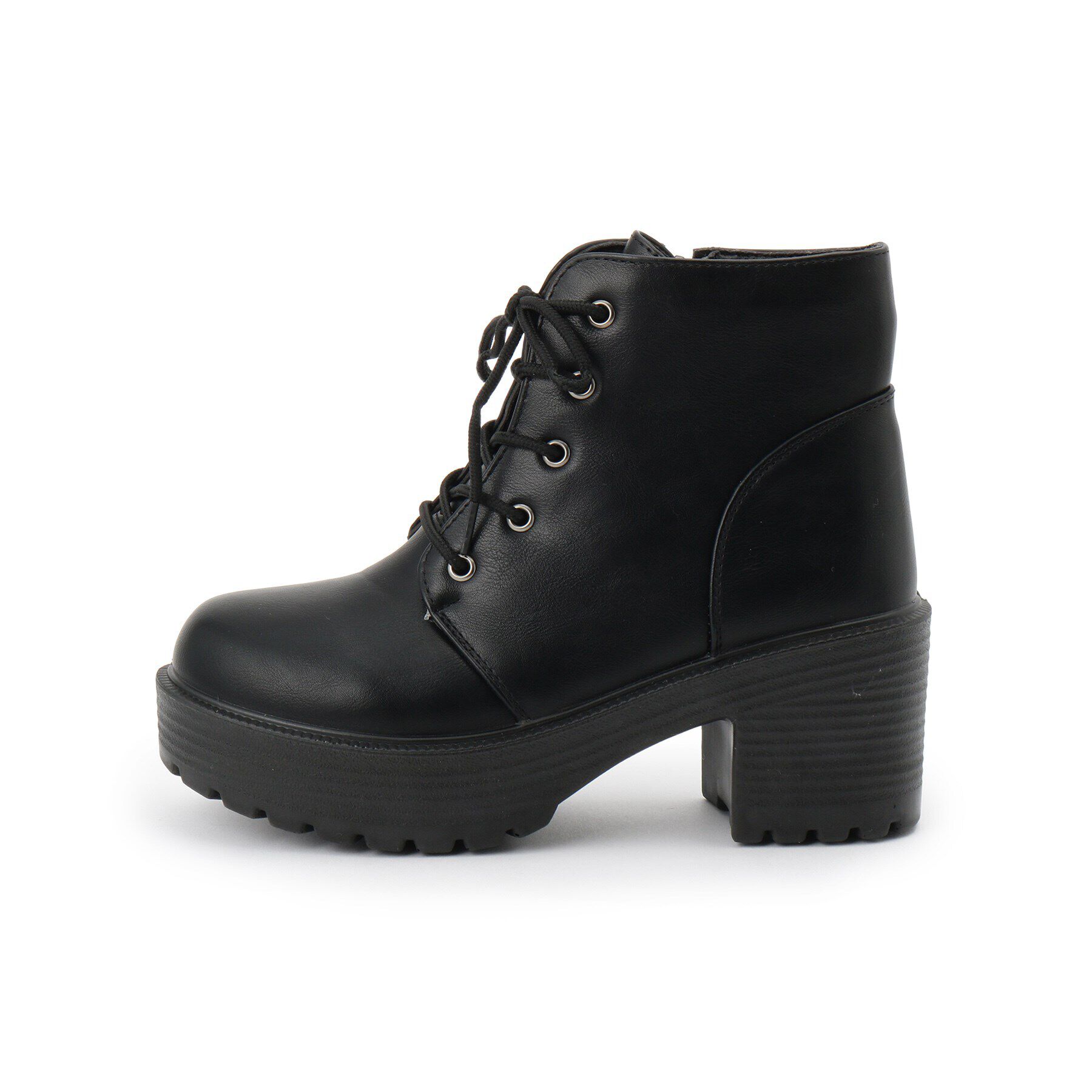 csT&P「軽量厚底レースアップ」|ショートブーツ|