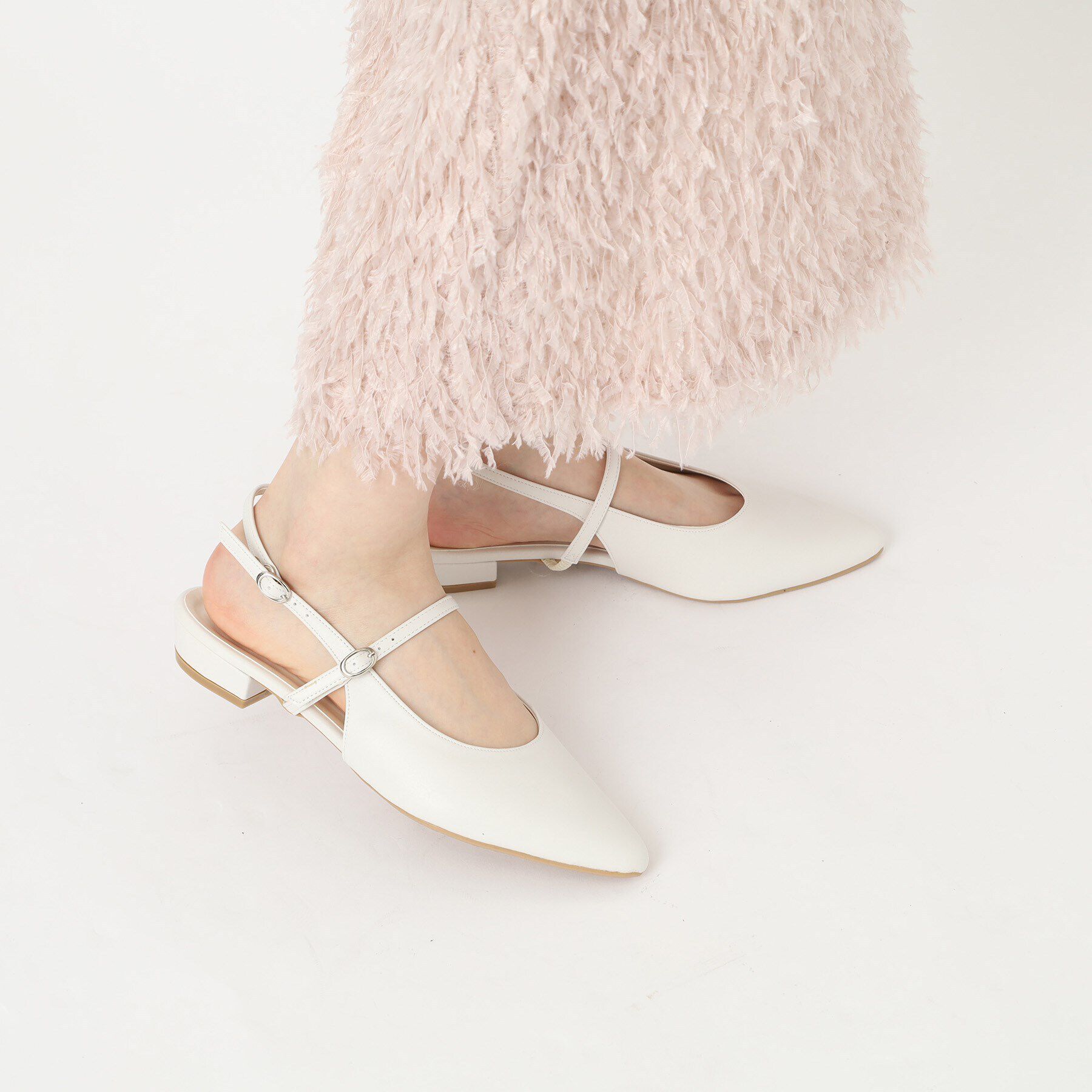 ESPERANZA「バックストラップフラットパンプス」|パンプス|