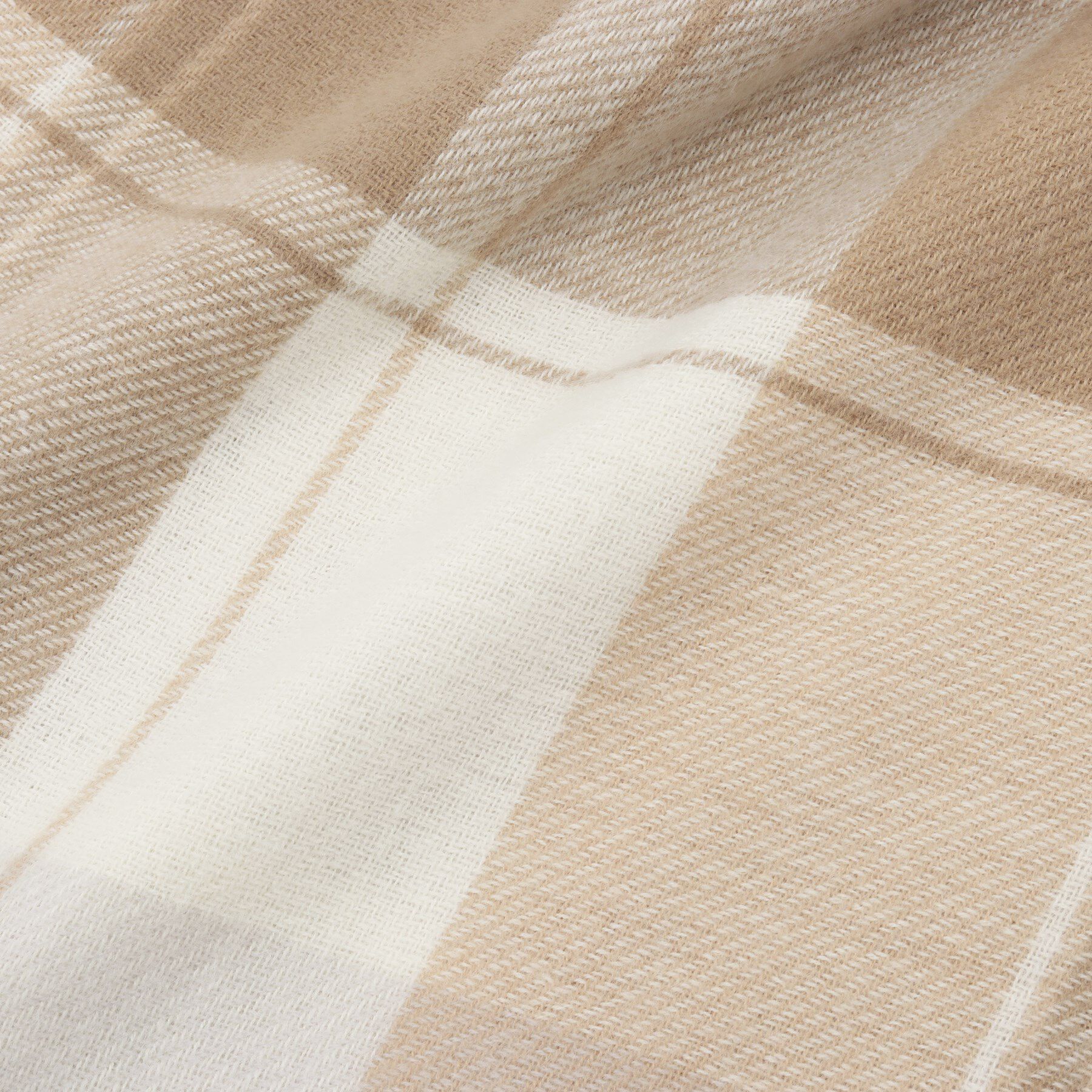 Ober Tashe「ソフトタッチチェックストール」|ストール|