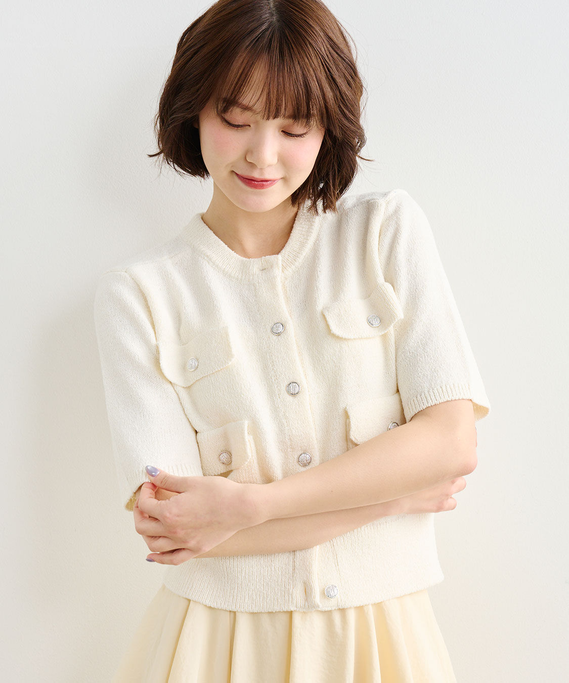 COCO DEAL「ブークレーニットカーディガン」|ニット・セーター|