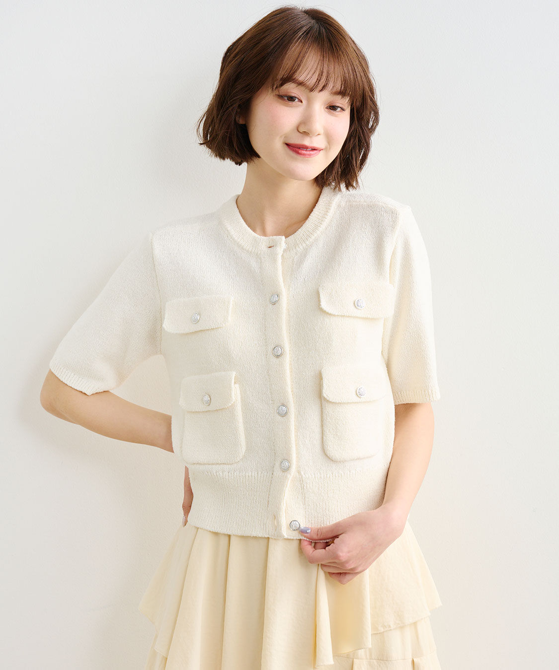 COCO DEAL「ブークレーニットカーディガン」|ニット・セーター|