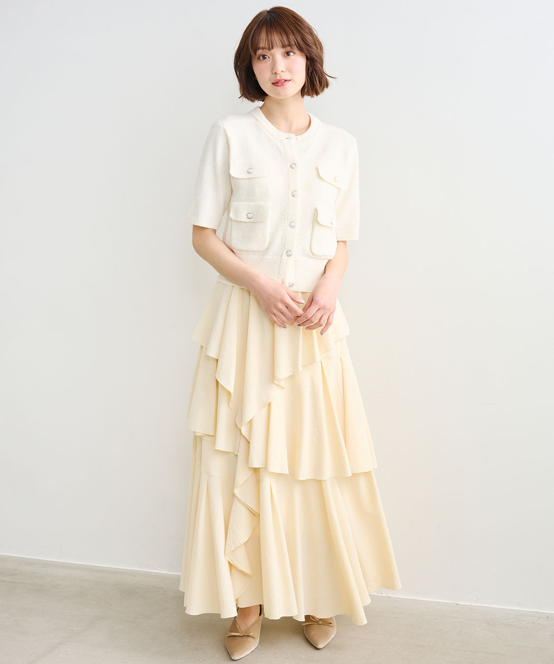 COCO DEAL「ブークレーニットカーディガン」|ニット・セーター|