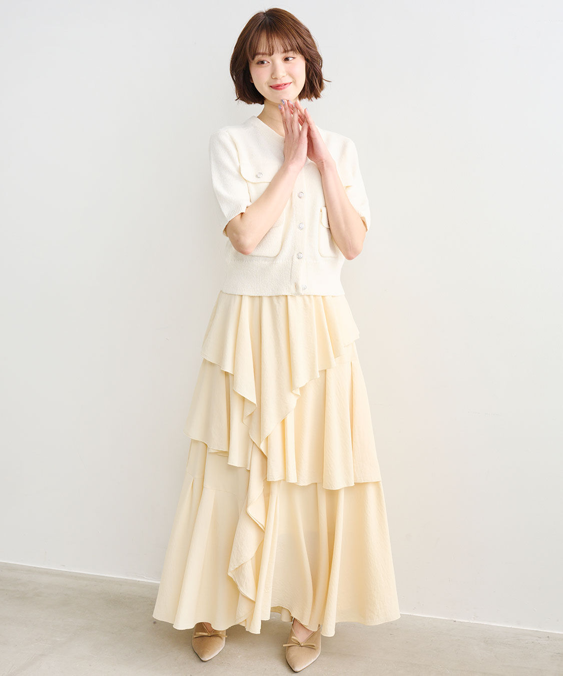 COCO DEAL「ブークレーニットカーディガン」|ニット・セーター|