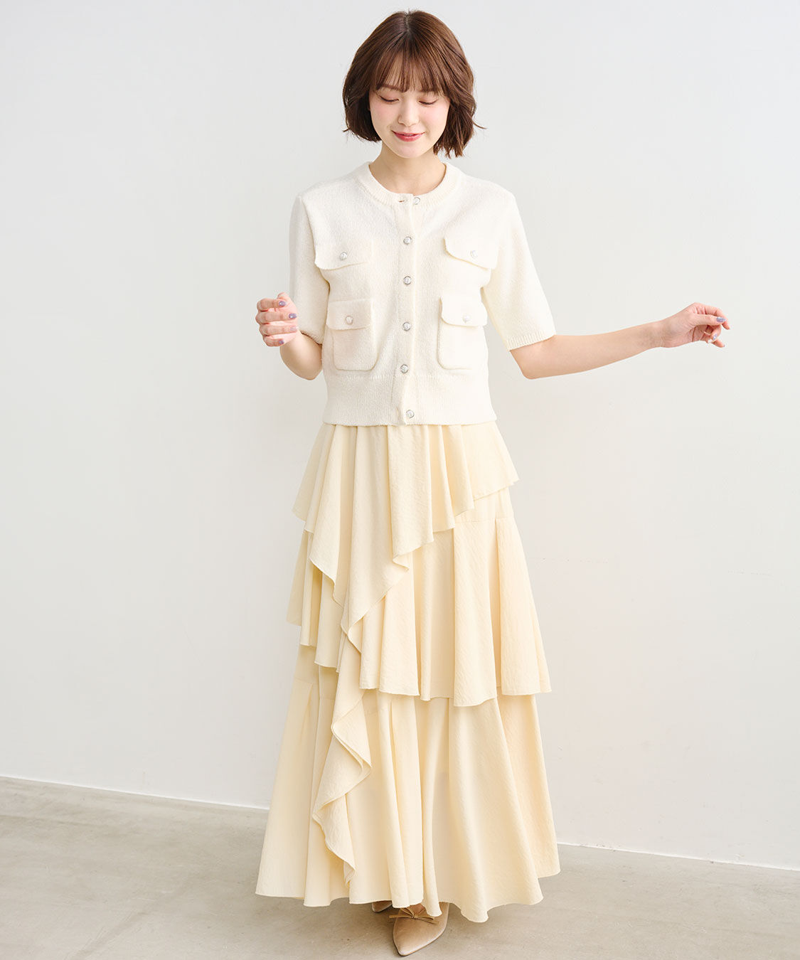 COCO DEAL「ブークレーニットカーディガン」|ニット・セーター|