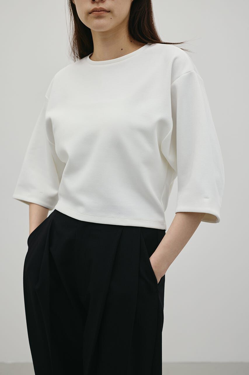 STYLEMIXER「ダンボールカットフォルムトップ」|Tシャツ・カットソー|WHT