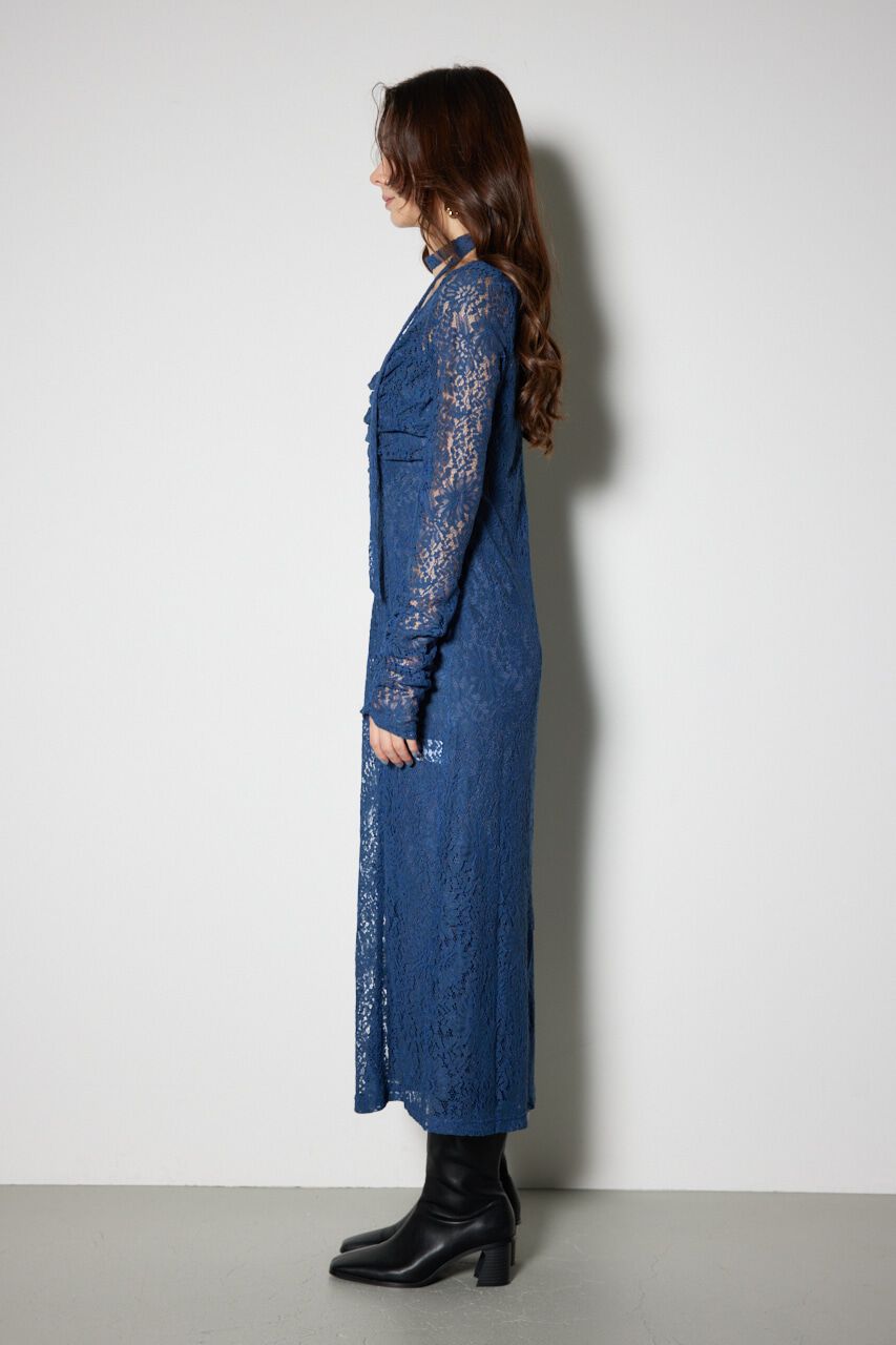 rienda「チョーカー付Iラインレースワンピース」|ワンピース|