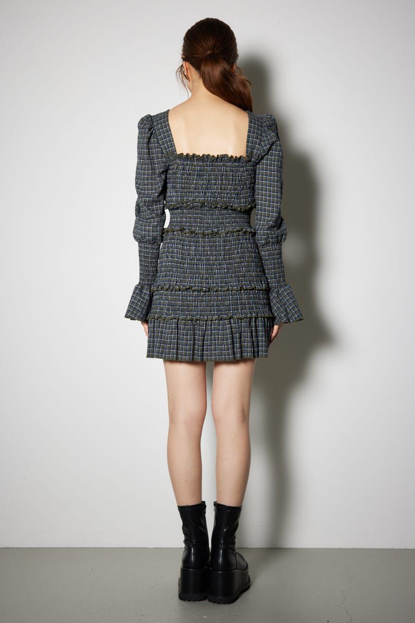 rienda「シャーリングタイトミニワンピース」|ワンピース|