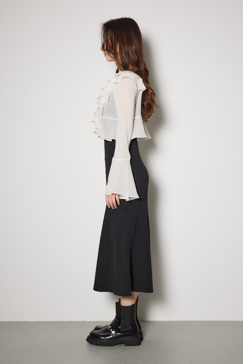 rienda「カーディガンセットニットマーメイドワンピース」|ワンピース|