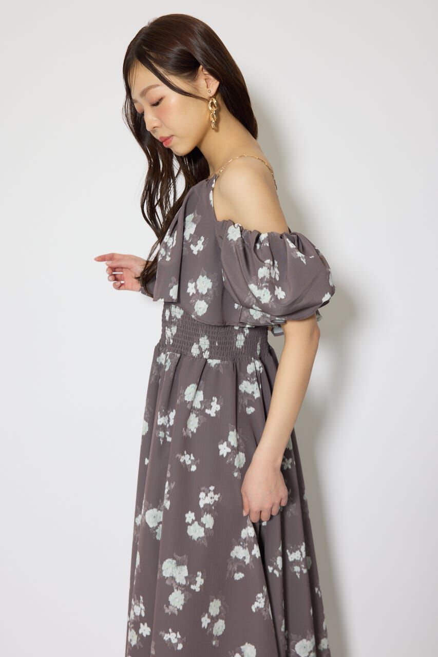 rienda「ウエストシャーリング2WAYフレアワンピース」|ワンピース|