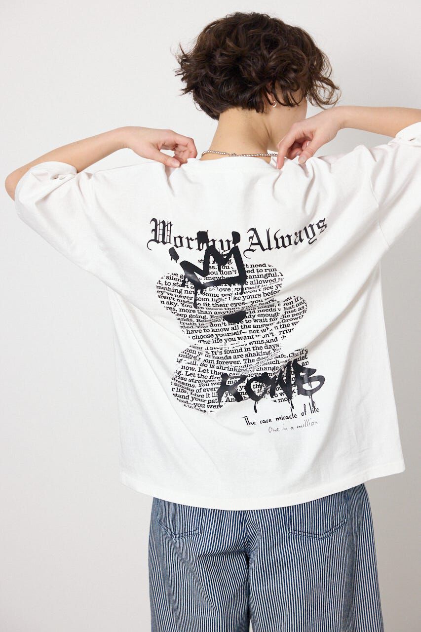 RODEO CROWNS「Font Bear Tシャツ」|Tシャツ・カットソー|O/WHT1