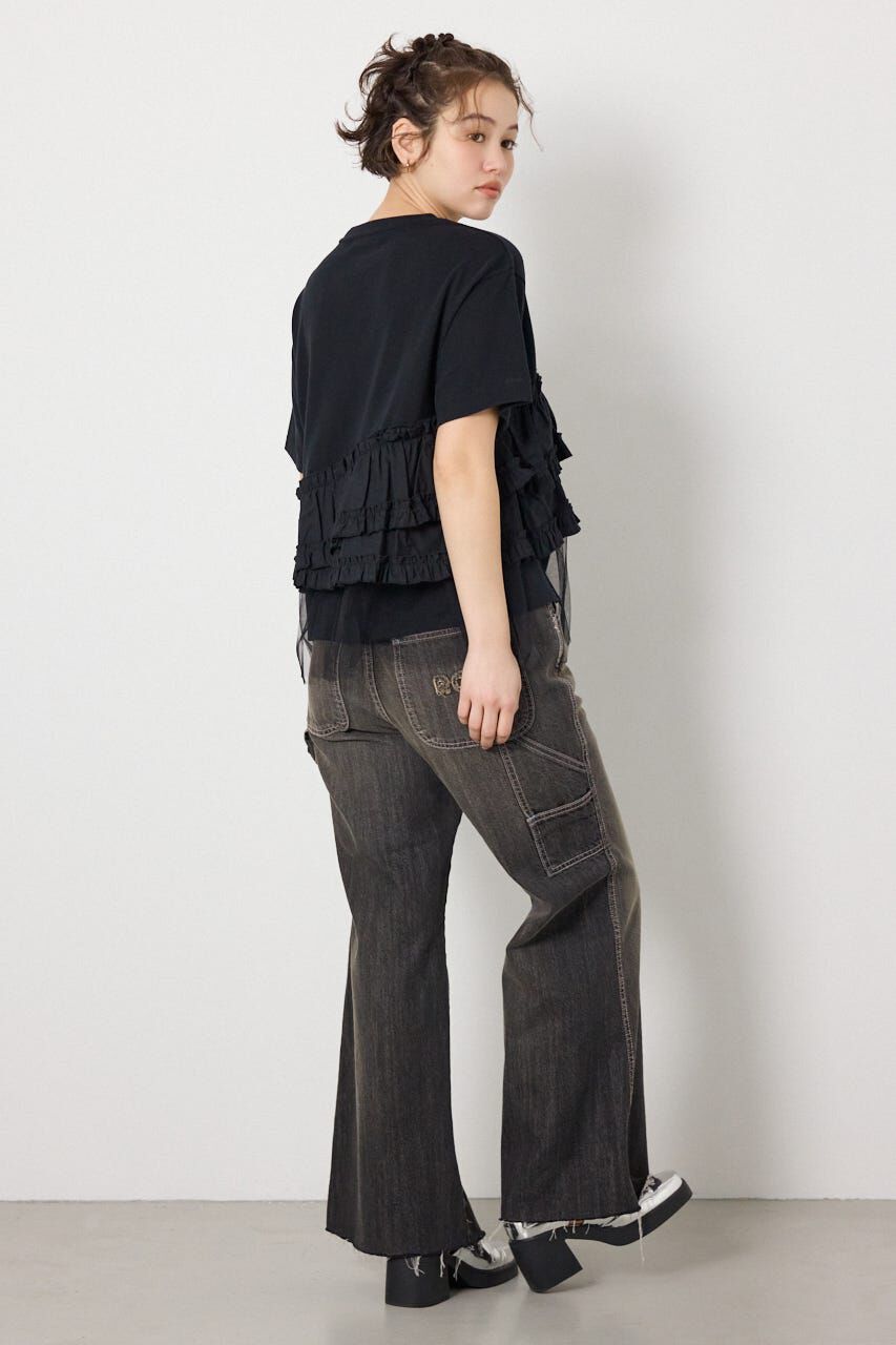 RODEO CROWNS「布帛チュールドッキングトップス」|Tシャツ・カットソー|