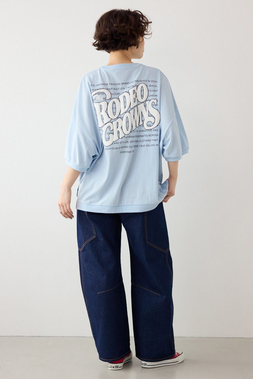 RODEO CROWNS「発泡マルチロゴビッグトップス」|Tシャツ・カットソー|
