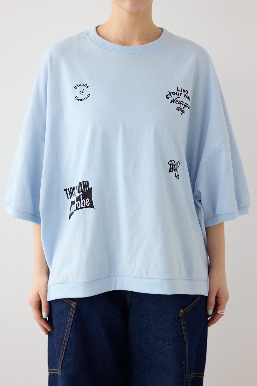 RODEO CROWNS「発泡マルチロゴビッグトップス」|Tシャツ・カットソー|