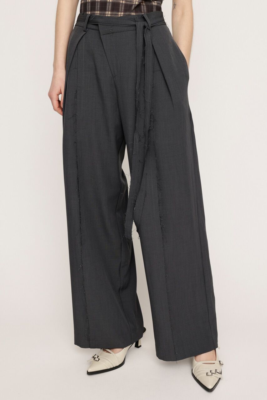 SLY「CENTER TAPE TUCKED TROUSERS」|その他|