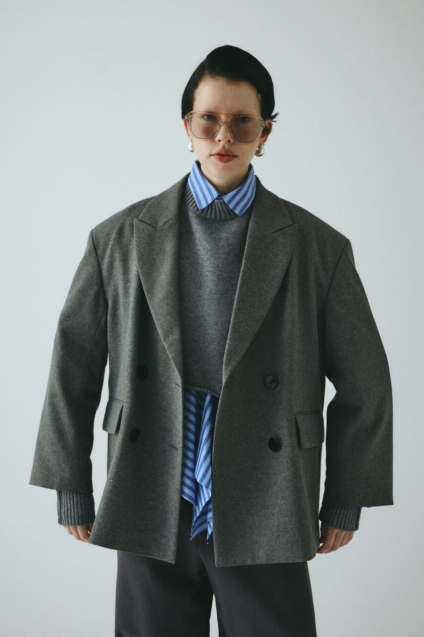 HeRIN.CYE「Big silhouette jacket」|その他|GRY