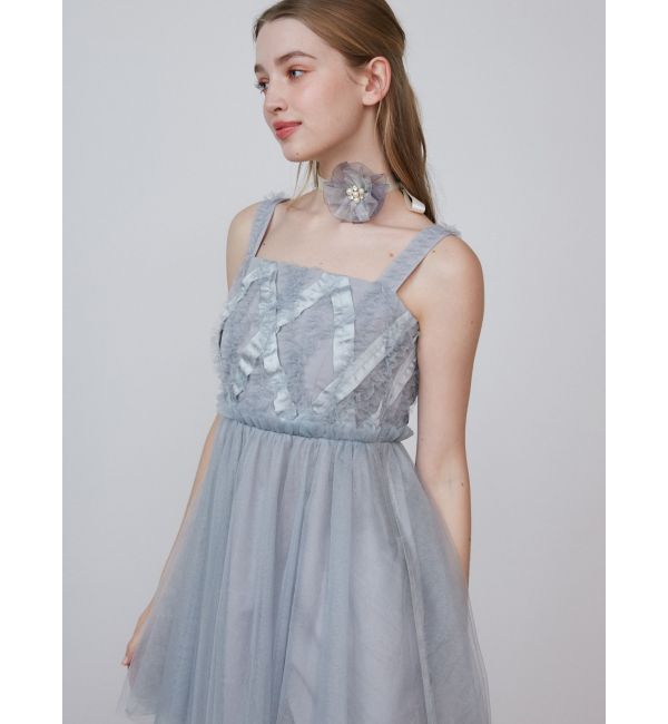 CALNAMUR「SHEER 3D FLOWER 2WAY CHORKER/シアー3Dフラワー2WAYチョーカー」|その他|