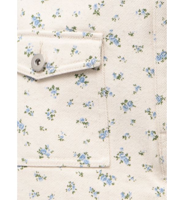 CALNAMUR「ツイルフラワーミニスカパン」|スカート|