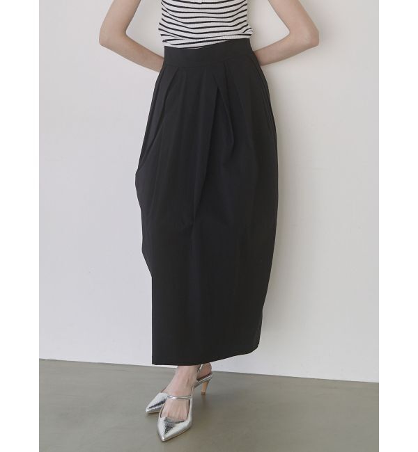 ELENDEEK「BARREL SILHOUETTE SK」|スカート|ブラック