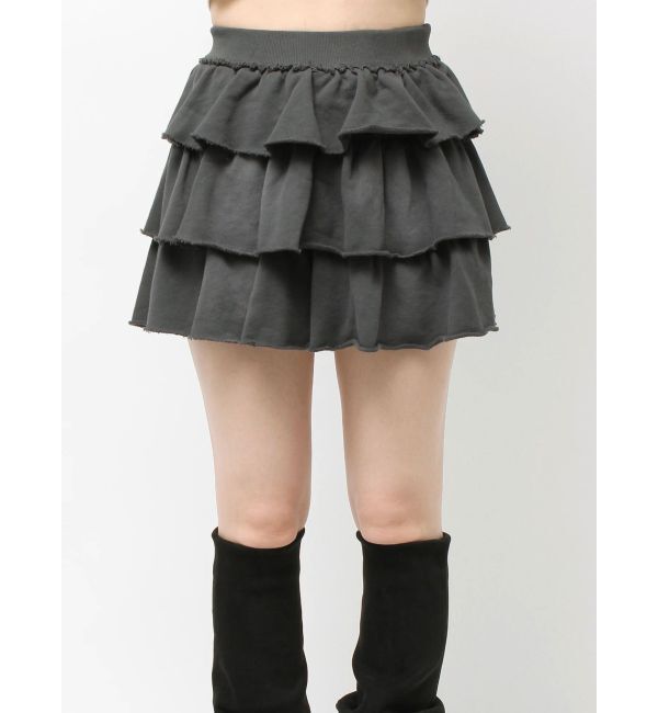 EMODA「スウェットティアードミニスカート」|スカート|