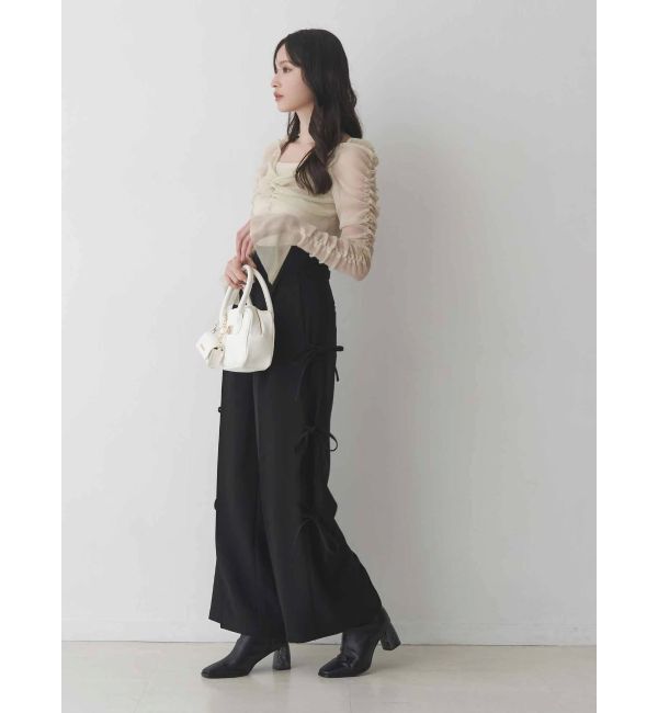 MERCURYDUO「サイドリボンコルセットパンツ」|その他|