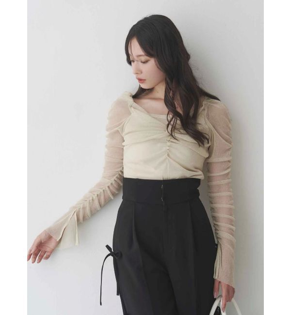 MERCURYDUO「サイドリボンコルセットパンツ」|その他|