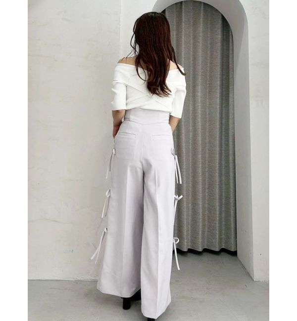 MERCURYDUO「サイドリボンコルセットパンツ」|その他|